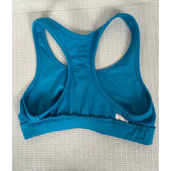 Old Navy Womens Sports Bra Size S Blue Wireless Unpadded Racerback Pull On - Picture 8 of 11